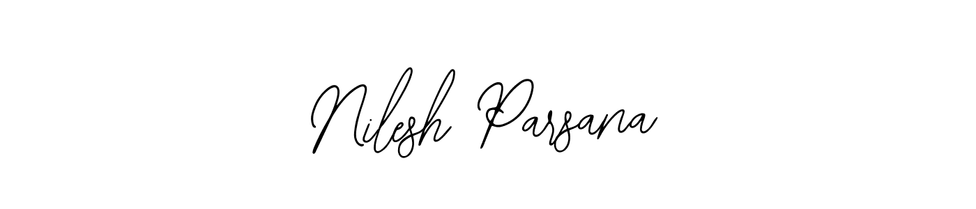 The best way (Bearetta-2O07w) to make a short signature is to pick only two or three words in your name. The name Nilesh Parsana include a total of six letters. For converting this name. Nilesh Parsana signature style 12 images and pictures png