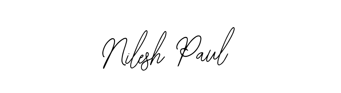Make a beautiful signature design for name Nilesh Paul. Use this online signature maker to create a handwritten signature for free. Nilesh Paul signature style 12 images and pictures png