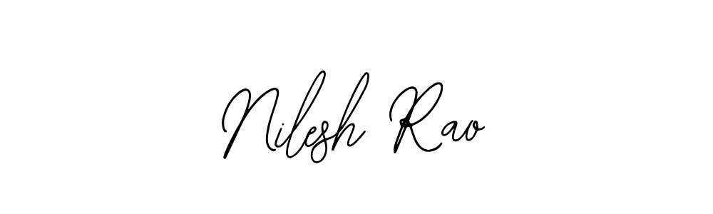 Nilesh Rao stylish signature style. Best Handwritten Sign (Bearetta-2O07w) for my name. Handwritten Signature Collection Ideas for my name Nilesh Rao. Nilesh Rao signature style 12 images and pictures png