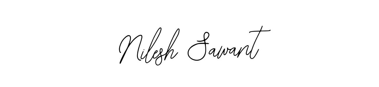 Make a beautiful signature design for name Nilesh Sawant. Use this online signature maker to create a handwritten signature for free. Nilesh Sawant signature style 12 images and pictures png