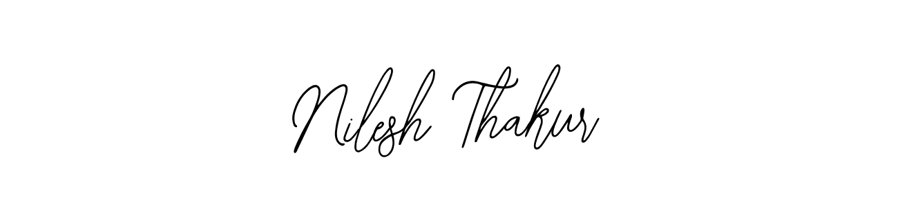 Use a signature maker to create a handwritten signature online. With this signature software, you can design (Bearetta-2O07w) your own signature for name Nilesh Thakur. Nilesh Thakur signature style 12 images and pictures png