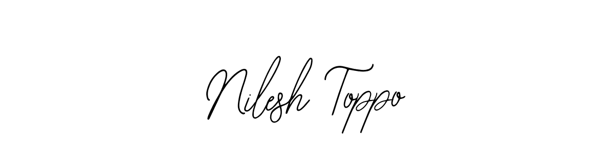 Design your own signature with our free online signature maker. With this signature software, you can create a handwritten (Bearetta-2O07w) signature for name Nilesh Toppo. Nilesh Toppo signature style 12 images and pictures png