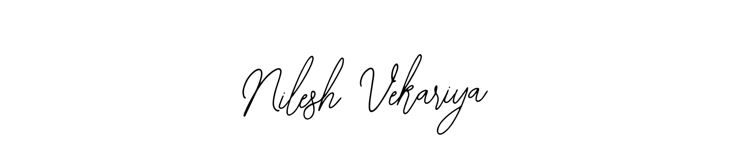 See photos of Nilesh Vekariya official signature by Spectra . Check more albums & portfolios. Read reviews & check more about Bearetta-2O07w font. Nilesh Vekariya signature style 12 images and pictures png