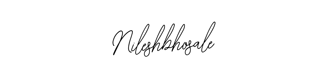 Design your own signature with our free online signature maker. With this signature software, you can create a handwritten (Bearetta-2O07w) signature for name Nileshbhosale. Nileshbhosale signature style 12 images and pictures png