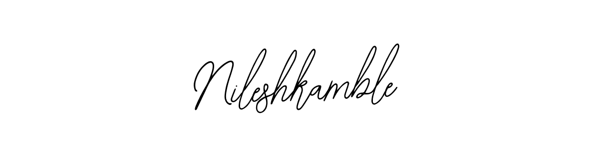 Make a beautiful signature design for name Nileshkamble. Use this online signature maker to create a handwritten signature for free. Nileshkamble signature style 12 images and pictures png