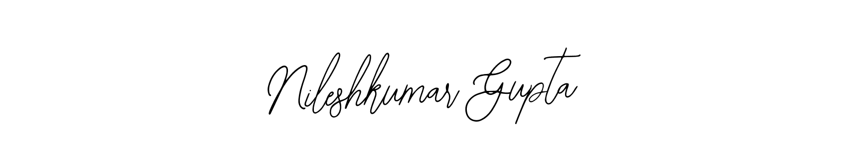 if you are searching for the best signature style for your name Nileshkumar Gupta. so please give up your signature search. here we have designed multiple signature styles  using Bearetta-2O07w. Nileshkumar Gupta signature style 12 images and pictures png