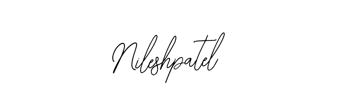 Make a beautiful signature design for name Nileshpatel. With this signature (Bearetta-2O07w) style, you can create a handwritten signature for free. Nileshpatel signature style 12 images and pictures png