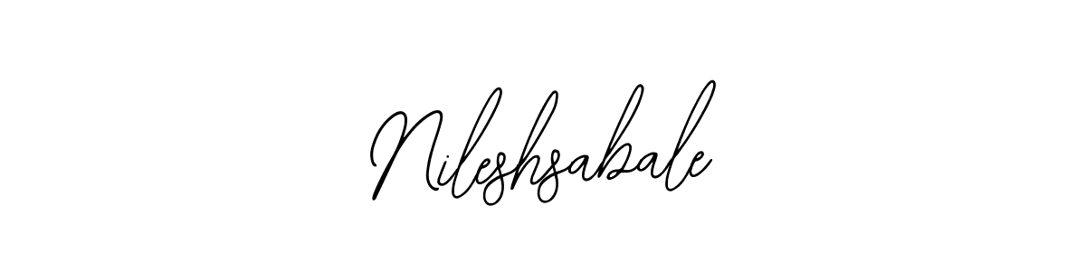 Bearetta-2O07w is a professional signature style that is perfect for those who want to add a touch of class to their signature. It is also a great choice for those who want to make their signature more unique. Get Nileshsabale name to fancy signature for free. Nileshsabale signature style 12 images and pictures png