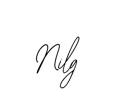 Use a signature maker to create a handwritten signature online. With this signature software, you can design (Bearetta-2O07w) your own signature for name Nilg. Nilg signature style 12 images and pictures png