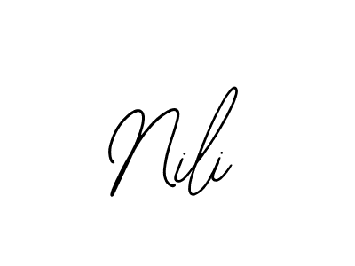 The best way (Bearetta-2O07w) to make a short signature is to pick only two or three words in your name. The name Nili include a total of six letters. For converting this name. Nili signature style 12 images and pictures png