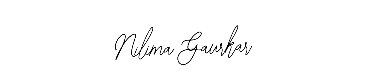 Also You can easily find your signature by using the search form. We will create Nilima Gaurkar name handwritten signature images for you free of cost using Bearetta-2O07w sign style. Nilima Gaurkar signature style 12 images and pictures png