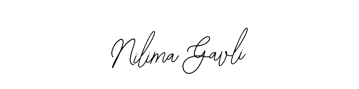 Design your own signature with our free online signature maker. With this signature software, you can create a handwritten (Bearetta-2O07w) signature for name Nilima Gavli. Nilima Gavli signature style 12 images and pictures png