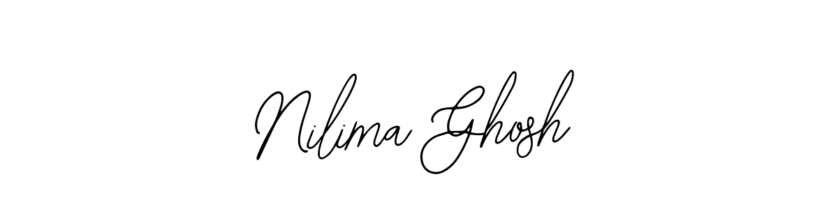 How to make Nilima Ghosh name signature. Use Bearetta-2O07w style for creating short signs online. This is the latest handwritten sign. Nilima Ghosh signature style 12 images and pictures png