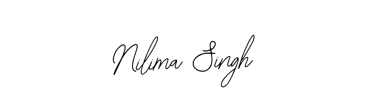 You should practise on your own different ways (Bearetta-2O07w) to write your name (Nilima Singh) in signature. don't let someone else do it for you. Nilima Singh signature style 12 images and pictures png