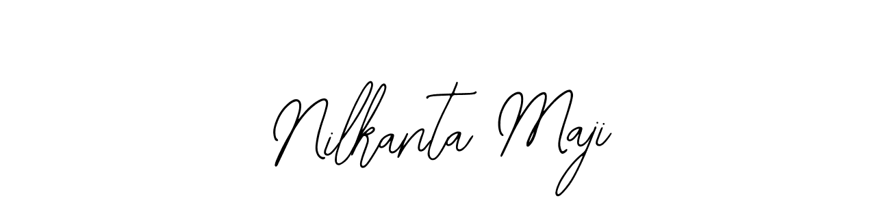 Use a signature maker to create a handwritten signature online. With this signature software, you can design (Bearetta-2O07w) your own signature for name Nilkanta Maji. Nilkanta Maji signature style 12 images and pictures png