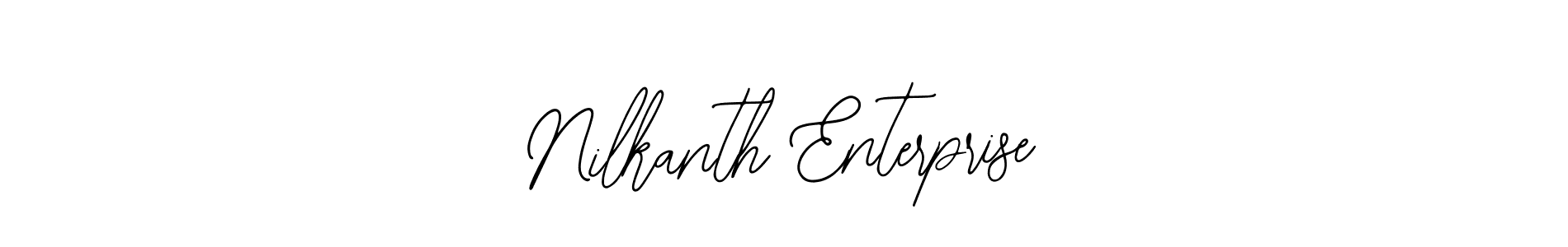 How to Draw Nilkanth Enterprise signature style? Bearetta-2O07w is a latest design signature styles for name Nilkanth Enterprise. Nilkanth Enterprise signature style 12 images and pictures png