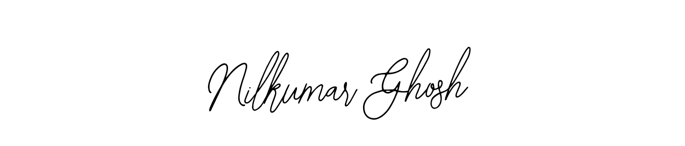 You should practise on your own different ways (Bearetta-2O07w) to write your name (Nilkumar Ghosh) in signature. don't let someone else do it for you. Nilkumar Ghosh signature style 12 images and pictures png