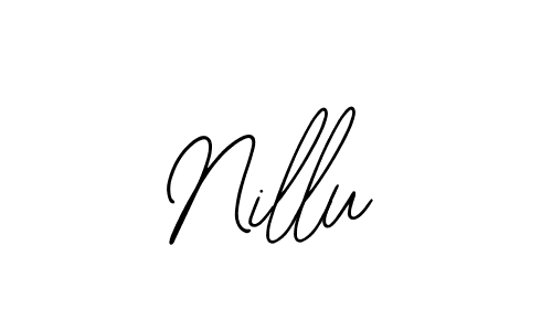 How to Draw Nillu signature style? Bearetta-2O07w is a latest design signature styles for name Nillu. Nillu signature style 12 images and pictures png