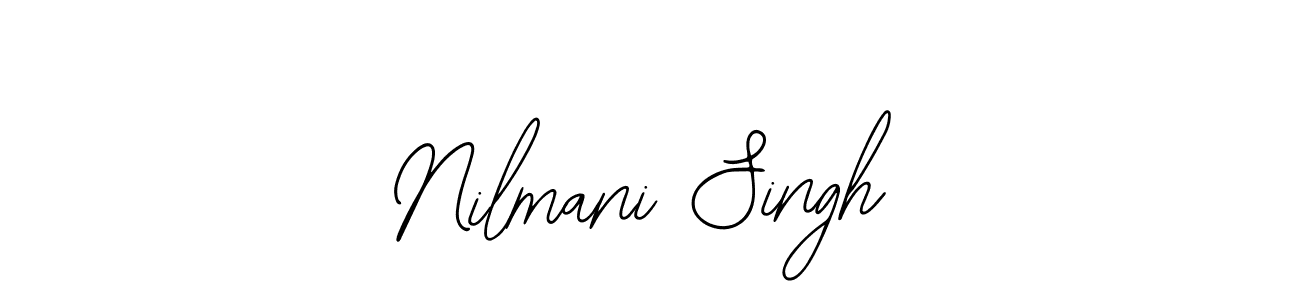 How to make Nilmani Singh signature? Bearetta-2O07w is a professional autograph style. Create handwritten signature for Nilmani Singh name. Nilmani Singh signature style 12 images and pictures png