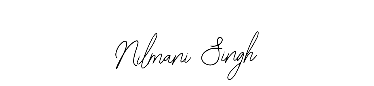 How to make Nilmani Singh signature? Bearetta-2O07w is a professional autograph style. Create handwritten signature for Nilmani Singh name. Nilmani Singh signature style 12 images and pictures png