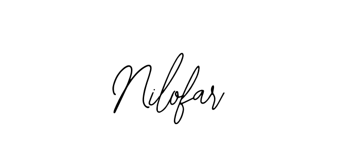 Make a beautiful signature design for name Nilofar. Use this online signature maker to create a handwritten signature for free. Nilofar signature style 12 images and pictures png