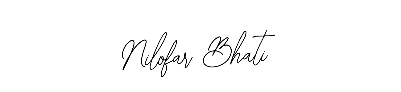 How to make Nilofar Bhati signature? Bearetta-2O07w is a professional autograph style. Create handwritten signature for Nilofar Bhati name. Nilofar Bhati signature style 12 images and pictures png