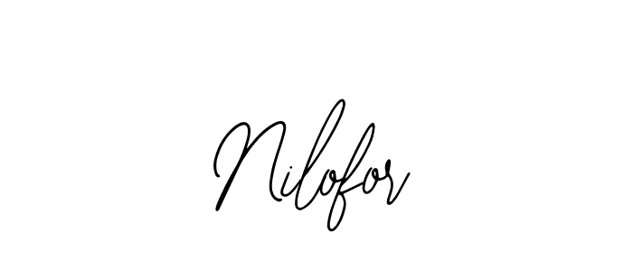 The best way (Bearetta-2O07w) to make a short signature is to pick only two or three words in your name. The name Nilofor include a total of six letters. For converting this name. Nilofor signature style 12 images and pictures png