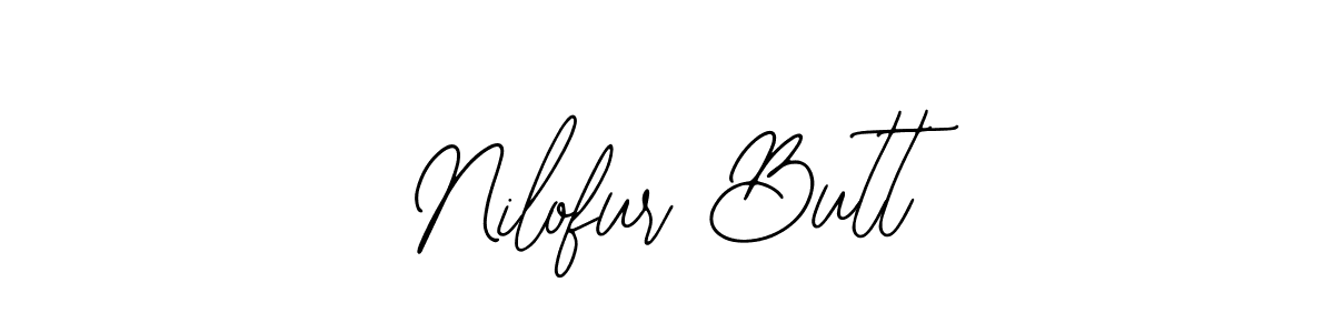 Use a signature maker to create a handwritten signature online. With this signature software, you can design (Bearetta-2O07w) your own signature for name Nilofur Butt. Nilofur Butt signature style 12 images and pictures png