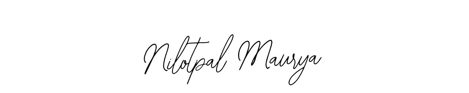 if you are searching for the best signature style for your name Nilotpal Maurya. so please give up your signature search. here we have designed multiple signature styles  using Bearetta-2O07w. Nilotpal Maurya signature style 12 images and pictures png