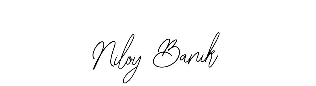 if you are searching for the best signature style for your name Niloy Banik. so please give up your signature search. here we have designed multiple signature styles  using Bearetta-2O07w. Niloy Banik signature style 12 images and pictures png