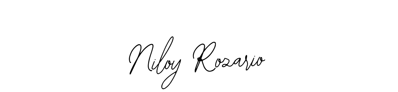 Use a signature maker to create a handwritten signature online. With this signature software, you can design (Bearetta-2O07w) your own signature for name Niloy Rozario. Niloy Rozario signature style 12 images and pictures png