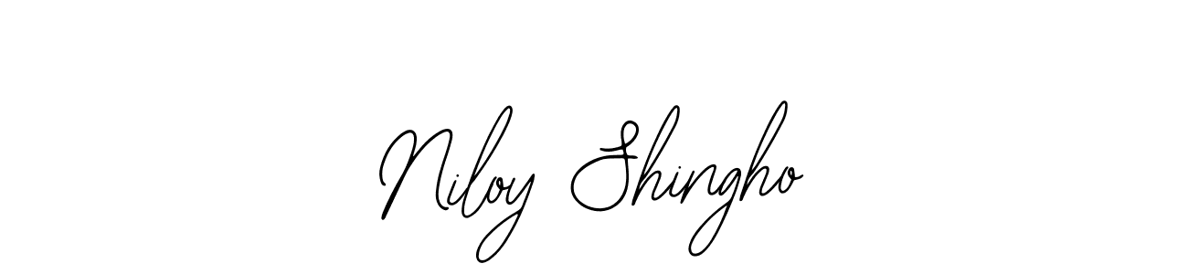 Also You can easily find your signature by using the search form. We will create Niloy Shingho name handwritten signature images for you free of cost using Bearetta-2O07w sign style. Niloy Shingho signature style 12 images and pictures png