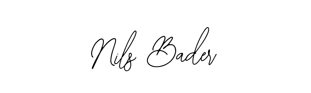 Similarly Bearetta-2O07w is the best handwritten signature design. Signature creator online .You can use it as an online autograph creator for name Nils Bader. Nils Bader signature style 12 images and pictures png