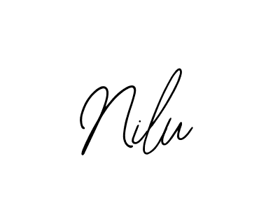 Design your own signature with our free online signature maker. With this signature software, you can create a handwritten (Bearetta-2O07w) signature for name Nilu. Nilu signature style 12 images and pictures png