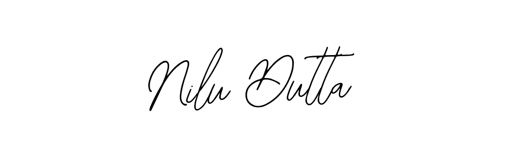 Bearetta-2O07w is a professional signature style that is perfect for those who want to add a touch of class to their signature. It is also a great choice for those who want to make their signature more unique. Get Nilu Dutta name to fancy signature for free. Nilu Dutta signature style 12 images and pictures png