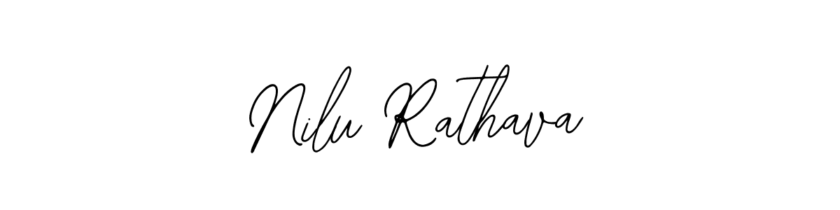 Also You can easily find your signature by using the search form. We will create Nilu Rathava name handwritten signature images for you free of cost using Bearetta-2O07w sign style. Nilu Rathava signature style 12 images and pictures png