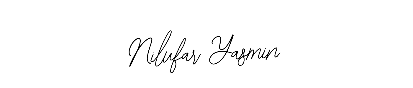 Design your own signature with our free online signature maker. With this signature software, you can create a handwritten (Bearetta-2O07w) signature for name Nilufar Yasmin. Nilufar Yasmin signature style 12 images and pictures png