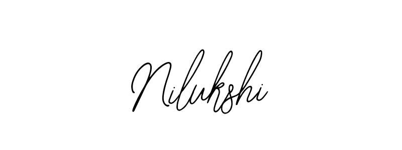 Use a signature maker to create a handwritten signature online. With this signature software, you can design (Bearetta-2O07w) your own signature for name Nilukshi. Nilukshi signature style 12 images and pictures png