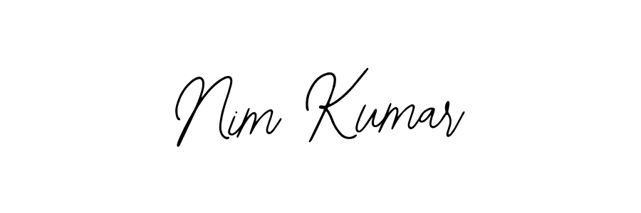 The best way (Bearetta-2O07w) to make a short signature is to pick only two or three words in your name. The name Nim Kumar include a total of six letters. For converting this name. Nim Kumar signature style 12 images and pictures png