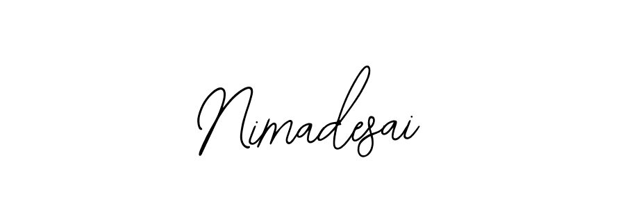 Design your own signature with our free online signature maker. With this signature software, you can create a handwritten (Bearetta-2O07w) signature for name Nimadesai. Nimadesai signature style 12 images and pictures png