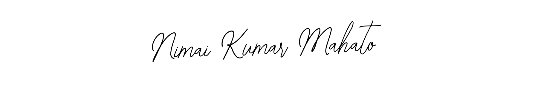 Use a signature maker to create a handwritten signature online. With this signature software, you can design (Bearetta-2O07w) your own signature for name Nimai Kumar Mahato. Nimai Kumar Mahato signature style 12 images and pictures png