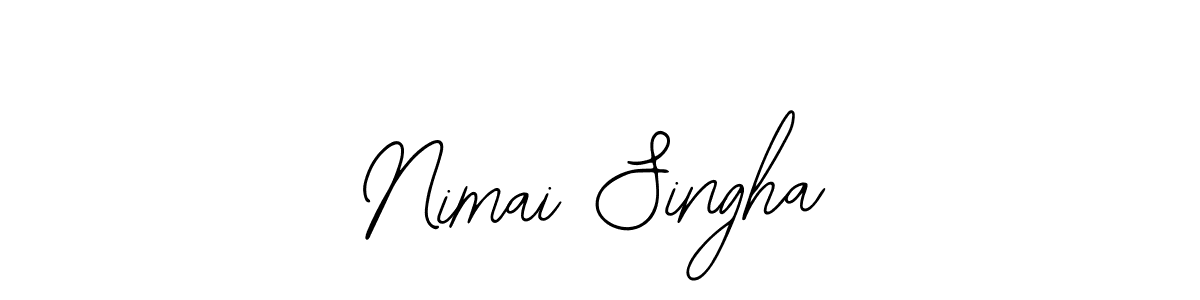 Use a signature maker to create a handwritten signature online. With this signature software, you can design (Bearetta-2O07w) your own signature for name Nimai Singha. Nimai Singha signature style 12 images and pictures png