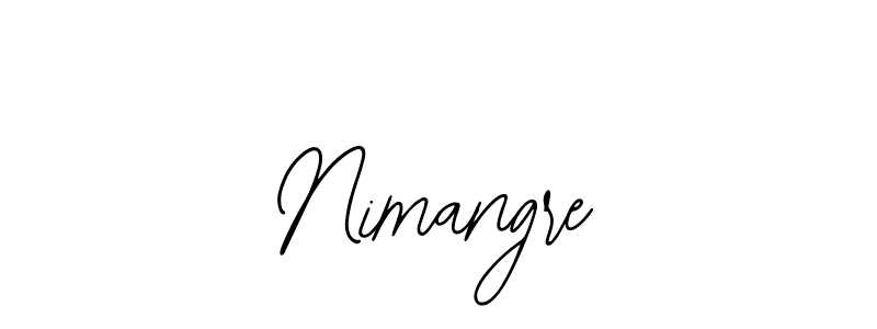 Also You can easily find your signature by using the search form. We will create Nimangre name handwritten signature images for you free of cost using Bearetta-2O07w sign style. Nimangre signature style 12 images and pictures png