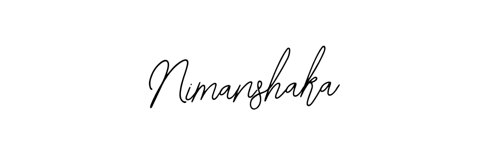 This is the best signature style for the Nimanshaka name. Also you like these signature font (Bearetta-2O07w). Mix name signature. Nimanshaka signature style 12 images and pictures png