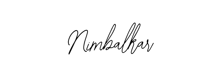 Also You can easily find your signature by using the search form. We will create Nimbalkar name handwritten signature images for you free of cost using Bearetta-2O07w sign style. Nimbalkar signature style 12 images and pictures png