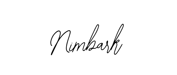 Create a beautiful signature design for name Nimbark. With this signature (Bearetta-2O07w) fonts, you can make a handwritten signature for free. Nimbark signature style 12 images and pictures png