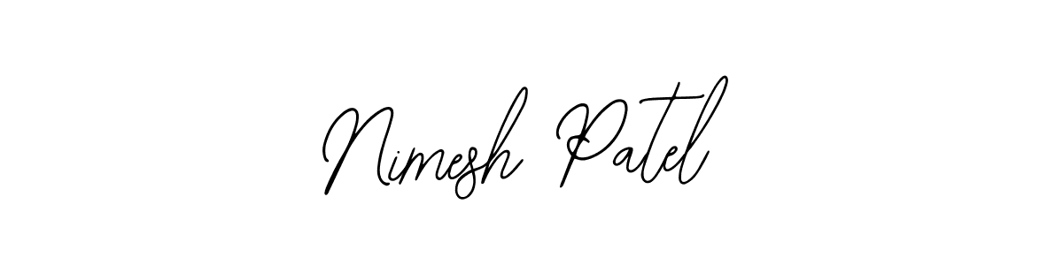 How to Draw Nimesh Patel signature style? Bearetta-2O07w is a latest design signature styles for name Nimesh Patel. Nimesh Patel signature style 12 images and pictures png