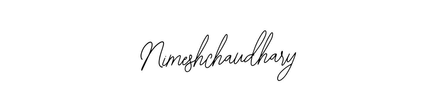 Also we have Nimeshchaudhary name is the best signature style. Create professional handwritten signature collection using Bearetta-2O07w autograph style. Nimeshchaudhary signature style 12 images and pictures png