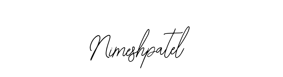 Design your own signature with our free online signature maker. With this signature software, you can create a handwritten (Bearetta-2O07w) signature for name Nimeshpatel. Nimeshpatel signature style 12 images and pictures png