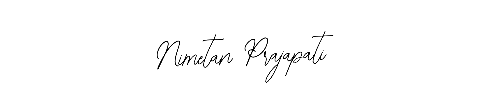 Make a beautiful signature design for name Nimetan Prajapati. Use this online signature maker to create a handwritten signature for free. Nimetan Prajapati signature style 12 images and pictures png